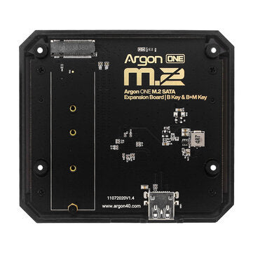 Catda Raspberry Pi 4B Argon ONE M.2 Expansion Board USB3.0 to SATA Connected to SSD Solid State Dr