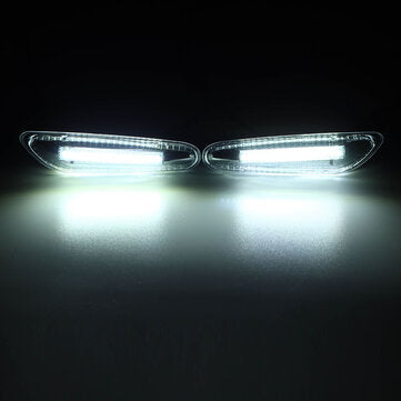 LED Side Marker Lights Repeater Indicator Bulb Pair for BMW E46 E60 E82 E88 E90 E92 E93  (TYPE5: C)