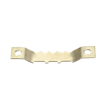 100Pcs Hanging Picture oil Painting Mirror Frame Saw Tooth Hooks Hangers Screws