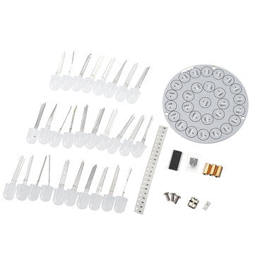 Touch Control Full Color LED Lighthouse Kit MCU Control Animation Mode Round Ring DIY Electronic Pro