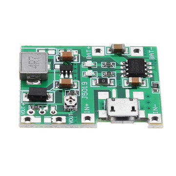 10pcs 3.7V 9V 5V 2A Adjustable Step Up 18650 Lithium Battery Charging Discharge Integrated Module