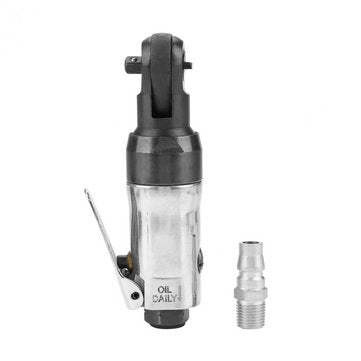 1/4inch Pneumatic Air Ratchet Wrench Mini Spanner Square Drive Straight Shank Car Bicycle Repair Too