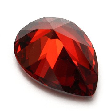 13x18mm Artificial Corundum Pigeon Blood Red Sapphire Lustrous Loose Gemstone Decorations
