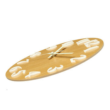 Wall Clock Glow In The Dark Silent Quartz Indoor Living Room Bedroom Luminous