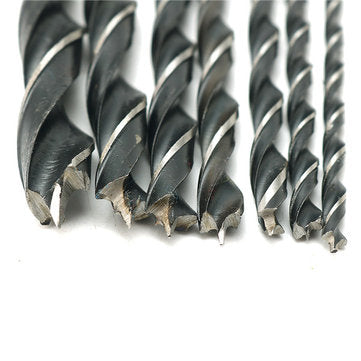 7pcs 300mm Extra Long Brad Point Twist Drill Bits Set 12 Inch Wood Working Drill Bit