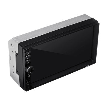7018B 7 Inch Double Din Car MP5 Player IPS Full View Touch Screen Stereo FM Radio bluetooth with Bac