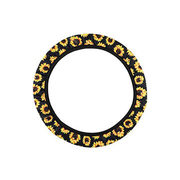 1/10PCS Car Universal Interior Supplies Car Accessories Steering Wheel Cover Sunflower... (TYPE: #1)