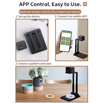 TWO TREESTOTEM LC100 1500mW 405nm bluetooth APP Mini Laser Engraving Machine Printer Engraver CNC