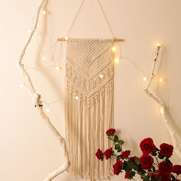 Macrame Wall Hanging Handwoven Bohemian Cotton Rope Tapestry Home Decor