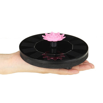 6V 1W Solar Powered Water Fountain Pumps Floating Fountains Home Pond Garden Decor
