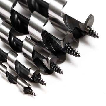 Drillpro 6pcs 6-20mm Wookworking Auger Drill Bit Set Length 230mm Woodworking Drilling Bits