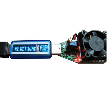 USB DC Electronic Load Resistor Battery Power Bank Capacity Testing Charger Adjustable Constant Curr