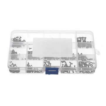 Suleve MXZP1 360Pcs M2 M2.5 M3 Mini P hillips Screw Flat Head Zinc-Plated Electronic Notebook Lap