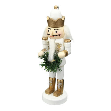5Pcs Wooden Nutcracker Soldier Handcraft Puppet Doll Toy Ornament Christmas Gift Home Room Decoratio
