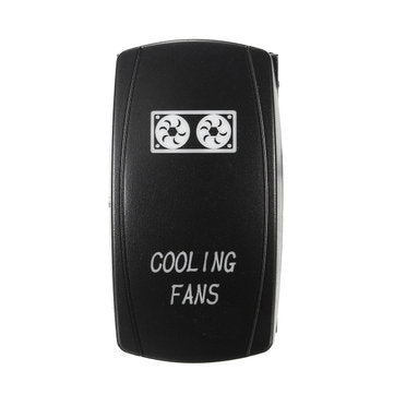 IP68 12-24V 5Pin ON / OFF Rocker Switch LED Cooling Fan Rocker Switch Rocker Toggle Switch