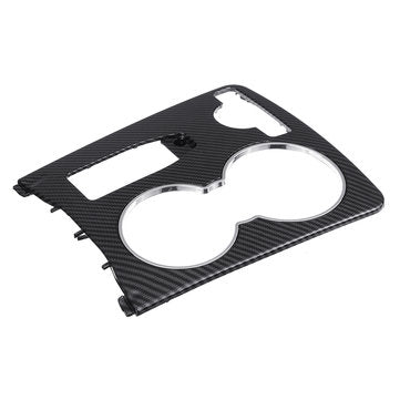 Carbon Fiber Color Central Console Cup Holder Trim Cover 2046800307911 LHD For Mercedes C-Class W204