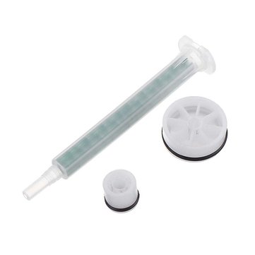 5Pcs/set 50ml 4:1 AB Glue Tube Dual Glue Cartridge Two Component Dispenser Tube with Mixing Tube Mix