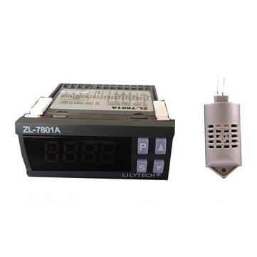ZL-7801A 100-240Vac Digital Thermometer Hygrometer Multifunctional Automatic Incubator Temperature H
