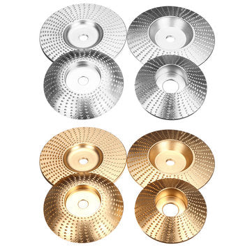 Wood Grinding Wheel Rotary Disc Sanding Woodworking Carving Tool Abra... (SIZE: #1 | COLOR.: SILVER)
