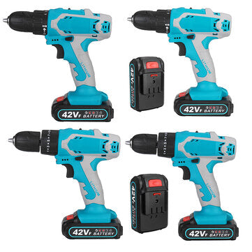 48V Cordless Electric Drill Screwdriver Impact... (BATTERY: TWOBATTERIES | TYPE: WITHIMPACTFUNCTION)