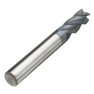 Drillpro 8pcs 2-12mm 4 Flutes Carbide End Mill Set Tungsten Steel Milling Cutter