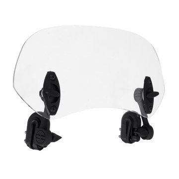 Universal Adjustable Clip On Transparent Windshield Extension Spoiler Wind Small Windscreen Deflecto