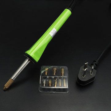 9Pcs 30W Woodworker`s Woodburning Kit Solder Iron with Plug