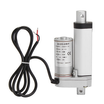 DC 12V 2Inch 900N 10mm/s 50mm Linear Actuator Motor Adjustable Electric Heavy Duty Lifting