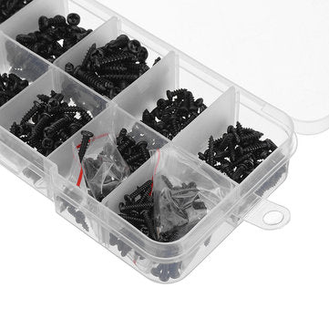 Suleve MXCP4 500Pcs P hilips Button Head Screw Carbon Steel Mini Electronic Notebook Laptop Repai