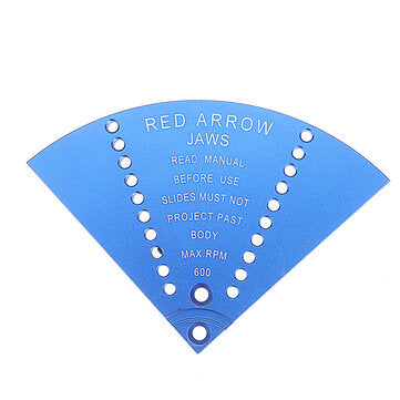 RED ARROW Woodworking 10 Inch Cole Jaw with Accessory Buffer Set Flat Lathe Chuck Jaws for RED ARROW