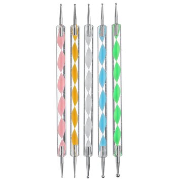 20Pcs Mandala Dotting Tools Set Rock Painting Kit Nail Art Pen Paint Stencil