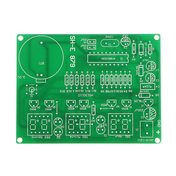 DIY 6 Digital LED Electronic DIY Clock Kit Electronic Component Parts 9V-12V AT89C2051