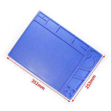 YIHUA Heat Insulation Silicone Project Mat Prevent Blister Protection Soldering Repair Mat Magnetic