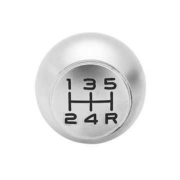 Chrome 5 Speed Gear Shift Knob For Peugeot 106 206 207 307 407 508