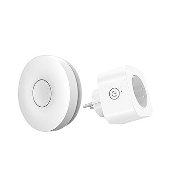 Bakeey EU Plug 10A Wireless Smart Home Remote Control Socket No Need Wifi/Battery ... (COLOR: WHITE)