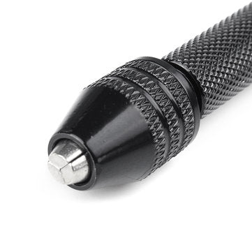 Mini Micro Hand Drill with 20Pc Mini 0.3-1.6mm Bit Keyless Chuck Set Pin Vise Rotary