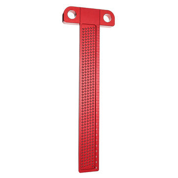 Drillpro Aluminium Alloy T-260 Hole Positioning Metric Measuring Ruler 260mm Precision Marking T-Rul