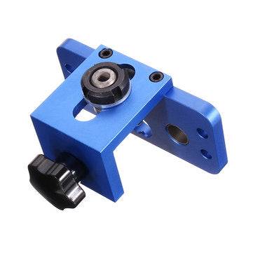 X200 Aluminium Alloy 3-in-1 Punch Locator Doweling Jig Woodworking Hole Opener Punch Locator Drill G
