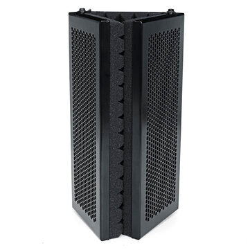 Portable Foldable Metal Microphone Isolation Shield Studio Recording Reflector