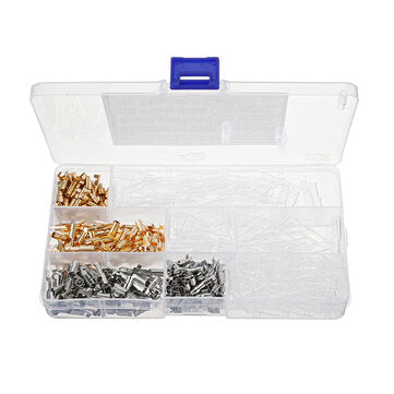 400pcs Bullet Connectors Tin Wire Terminals Male&Female Connectors Assorted Kit