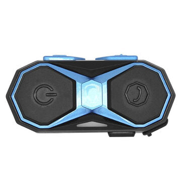 WT005 1000M Motorcycle Helmet Interphone Intercom 2.4GHz Waterproof bluetooth 3.0 ... (COLOR.: BLUE)