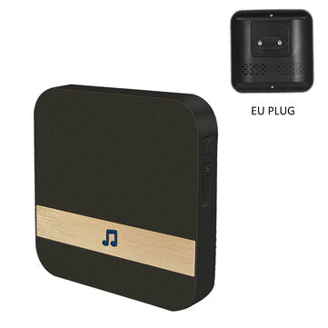 Wireless Door Bell Doorbell Smart Visual Camera Indoor Outdoor Security Chime (PLUG: EUPLUG)