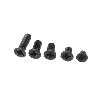 Suleve MXZP1 360Pcs M2 M2.5 M3 Mini P hillips Screw Flat Head Zinc-Plated Electronic Notebook Lap