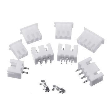 750Pcs 2.54mm XH2.54 2p 3p 4 Pin Connector Plug+Straight Needle+Terminal Socket Header Wire Adaptor