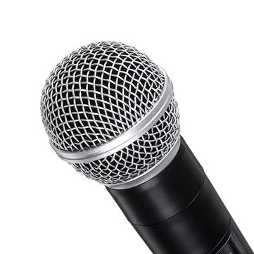 XYZ.SOUND A-555 Dynamic Coil Wireless Handheld Microphone System for Kraoke Speech Party