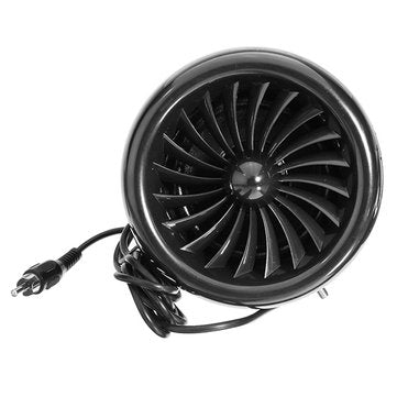Motorcycle Bike Waterproof Speaker Amplifier Music Horn 3.5 inch Rear View Mirror Black Shark SPK96D