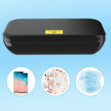 Bakeey Ultraviolet Cell Phone Sterilization Box UV Sterilization Lamp Underwear Ma... (COLOR: BLACK)