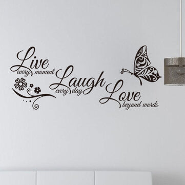 DIY Wall Sticker PVC Vinyl Wall Paper Home Living Room Bedroom Office Wall Decals Decor