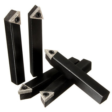 5pcs 1/2 Inch Shank Indexable Lathe Set Turning Tool Holder For TCMT16T3 Carbide Insert