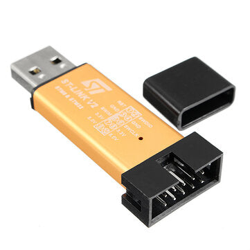 Geekcreit 3.3V 5V XTW ST-LINK V2 STM8 / STM32 Simulator Programmer Downloader Debugger 500MA Fuse